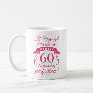 Funny 60. Geburtstag 'Perfection' Kaffeetasse
