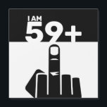 Funny 60. Geburtstagsgeschenk, 59 Plus eins Magneteinladung<br><div class="desc">Eine 59 Plus One Einladung wäre ein einzigartiges und humorvolles Geschenk für jemanden, der 60 Jahre alt wird. Das "59 Plus One"-Design des Paddels spielt im Alter des Geburtstags, mit dem Schachbrettmuster, das ein lustiges und spielerisches Element ergänzt. Sonniges 60. Geburtstagsgeschenk, 69 Plus ein 60. Geburtstag, 60., 60., 60 Jahre...</div>