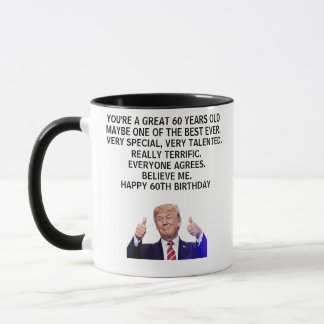 Funny 60. Geburtstagsgeschenk, 60. Geburtstag Trum Tasse