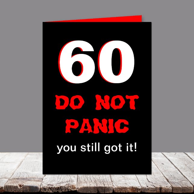 Funny 60. Geburtstagskarte Karte (Von Creator hochgeladen)