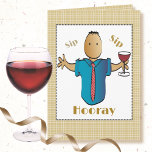 Funny 60 th Red wine Cartoon Ethnic Birthday Karte<br><div class="desc">Lass,  dass besondere Typ feiern seinen 60. Geburtstag wissen,  dass Sie ihn an seinem besonderen Tag ...  Personalisieren Sie es mit seinem Namen</div>