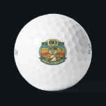 Funny 60th Birthday Golfball<br><div class="desc">Celebrate turning 60 with a laugh on the golf course! These funny 60th birthday golf balls feature a goofy “Still Swinging After All These Years” design with 60 printed right on the ball. Perfect for golfers who know that age is just a number—especially when the swing is still going strong....</div>