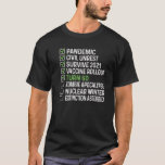 Funny 60th Birthday T-Shirt 60 Years Old Checklist<br><div class="desc">60. Geburtstagsgeschenkhemd - gerade aus dem Jahr 1962. Perfektes Shirt für diejenigen, die sich in Quarantäne 2022. Wählen Sie eine Reihe von Accessoires mit diesem T - Shirt (Tasse, Kappe, Schlüsselanhänger, Kapuze). Überraschen Sie sie oder ihn mit diesem niedlichen 2022 Geburtstagsgeschenk für jemanden. 60 Jahre altes Shirt. Sie suchen ein...</div>