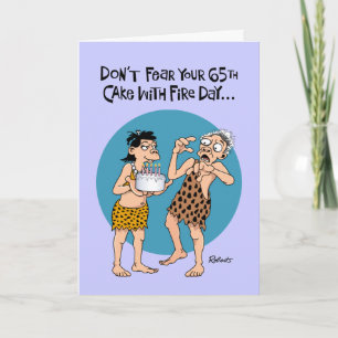 Funny 65. Geburtstag Karte