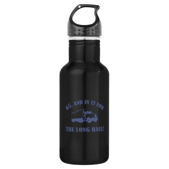 Funny 65. Geburtstag Trinkflasche (Vorderseite)