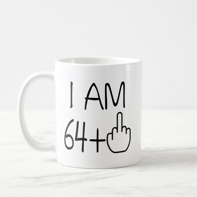 Funny 65th Birthday Coffee Mug (Gauche)