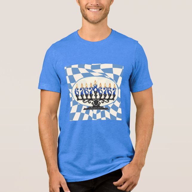 Funny 67 Joke Hanukkah Unisex Shirt (Vorderseite)