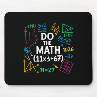 Funny 67 Math Equation 100 Days Of School 100 Days Mousepad