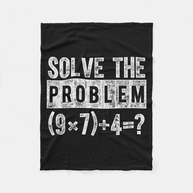 Funny 67 Meme Pemdas Elementary Math Teacher Brain Fleecedecke (Vorderseite)