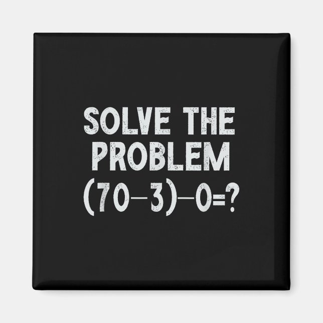 Funny 67 Meme Pemdas Elementary Math Teacher Brain Magnet (Vorne)