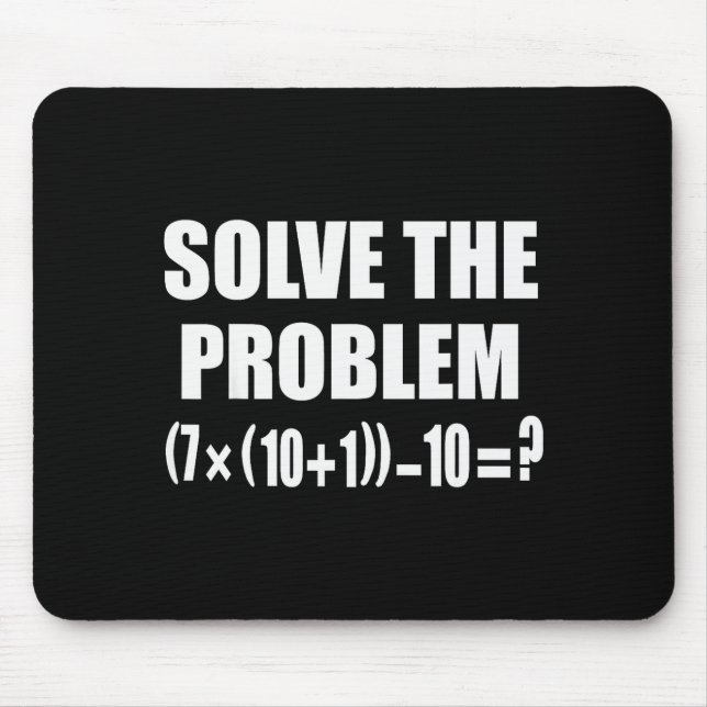 Funny 67 Meme Pemdas Elementary Math Teacher Brain Mousepad (Vorne)