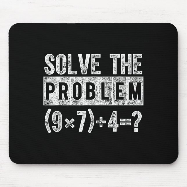 Funny 67 Meme Pemdas Elementary Math Teacher Brain Mousepad (Vorne)