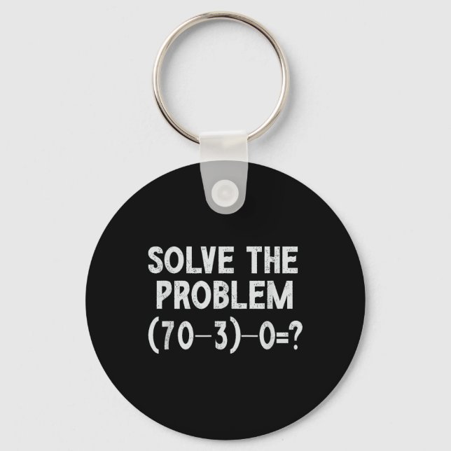 Funny 67 Meme Pemdas Elementary Math Teacher Brain Schlüsselanhänger (Vorderseite)