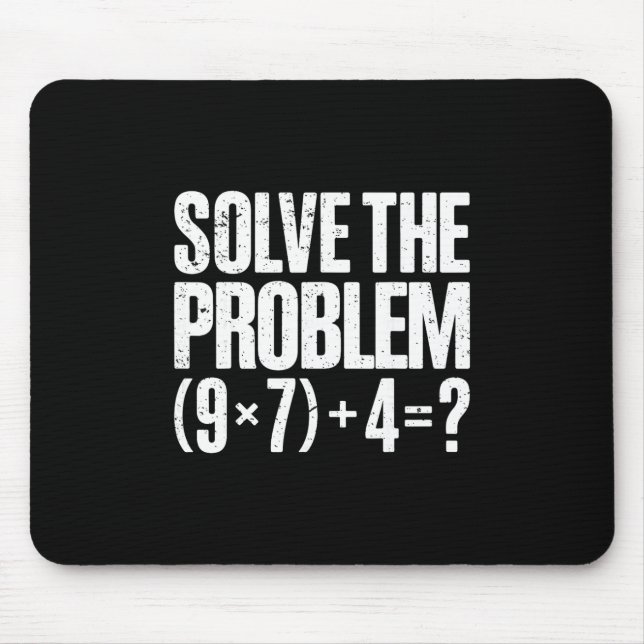 Funny 67 Meme Pemdas Math Teacher Brainrot Element Mousepad (Vorne)