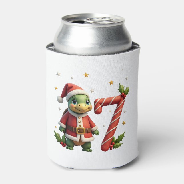 Funny 67 Meme Turtle Christmas PJm Men Women Famil Dosenkühler (Kanne Vorderseite)
