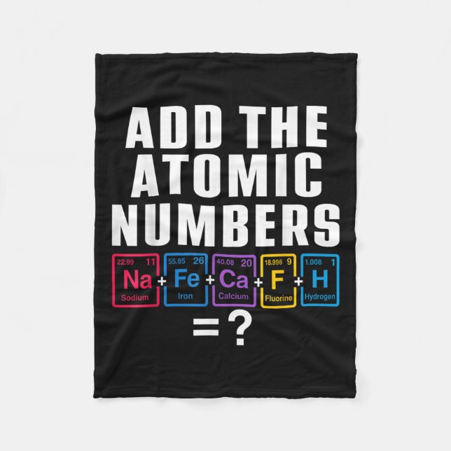 Funny 67 Sechs sieben Matching Elements regelmäßig Fleecedecke (Vorderseite)