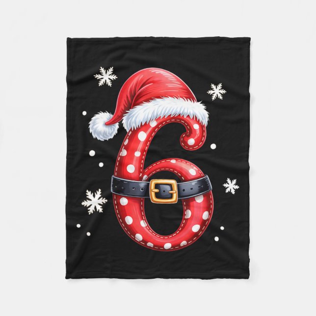 Funny 67 Six Seven Meme Couple Matching Christmas  Fleecedecke (Vorderseite)