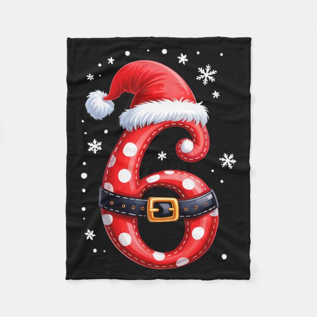 Funny 67 Six Seven Meme Couple Matching Christmas  Fleecedecke (Vorderseite)