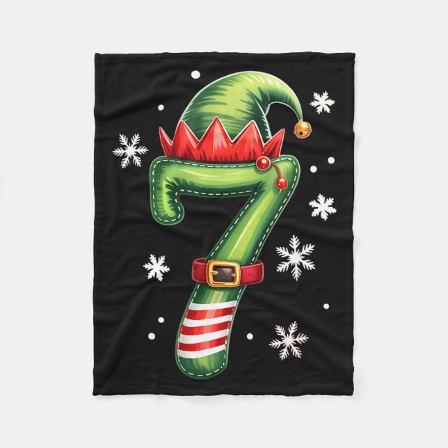 Funny 67 Six Seven Meme Couple Matching Christmas  Fleecedecke (Vorderseite)