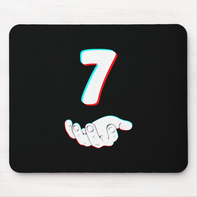 Funny 67 Six Seven Meme Couple Matching Halloween  Mousepad (Vorne)