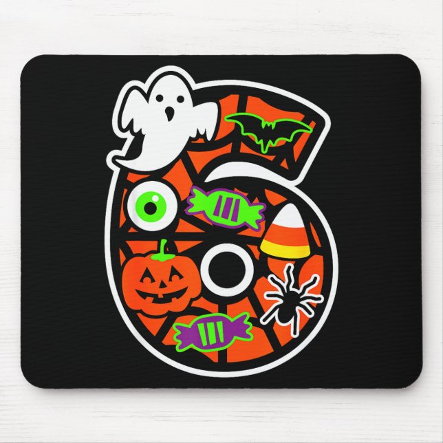 Funny 67 Six Seven Meme Couple Matching Halloween  Mousepad (Vorne)