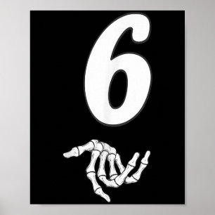 Funny 67 Six Seven Meme Couple Matching Halloween Poster