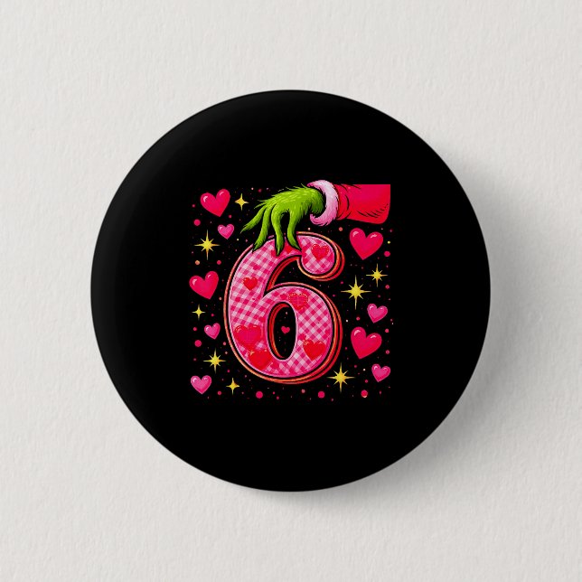 Funny 67 Valentine Meme Couple Matching Love  Button (Vorderseite)