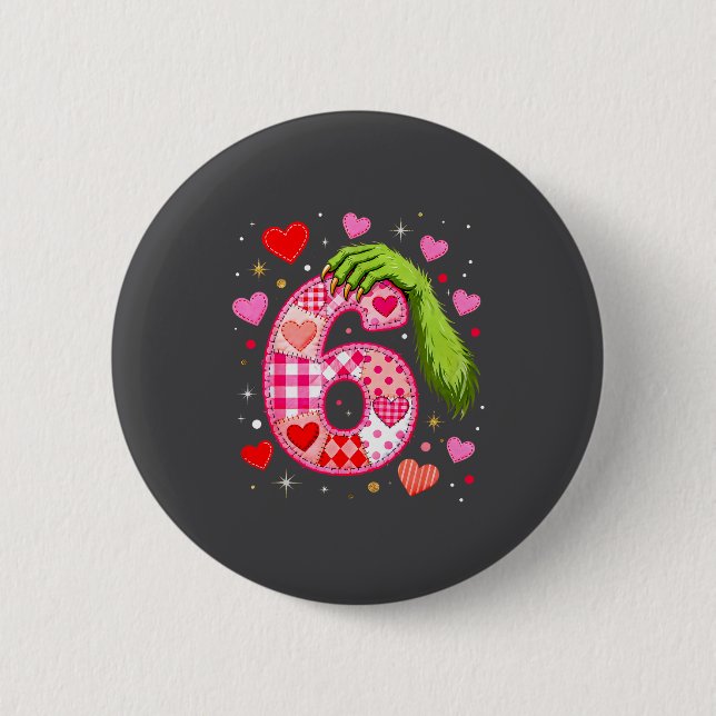 Funny 67 Valentine Meme Couple Matching Love  Button (Vorderseite)