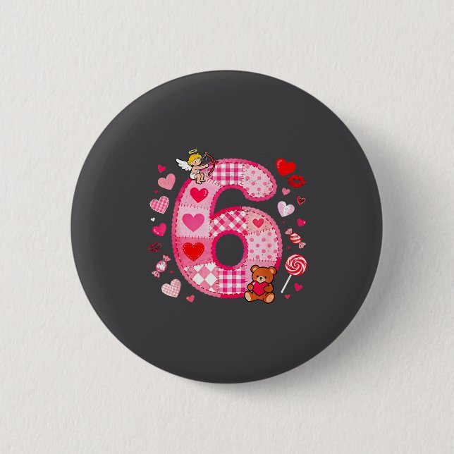 Funny 67 Valentine Meme Couple Matching Love  Button (Vorderseite)
