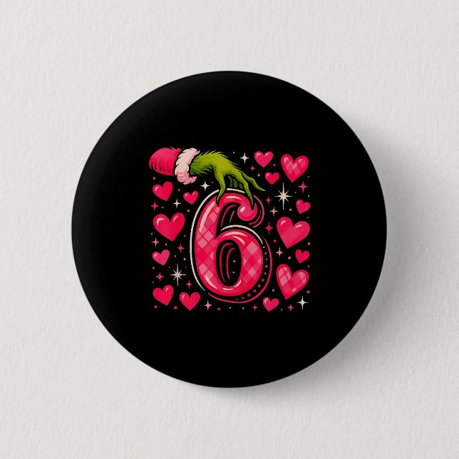 Funny 67 Valentine Meme Couple Matching Love  Button (Vorderseite)