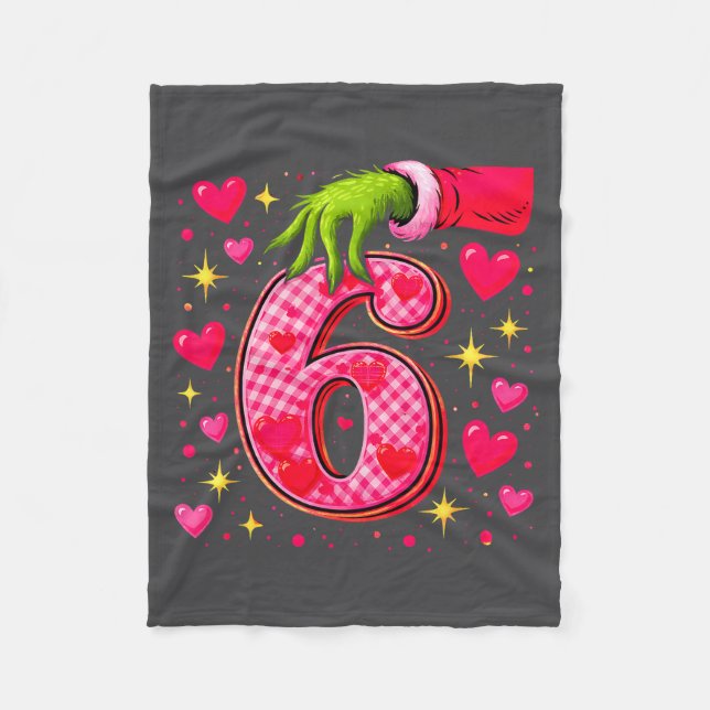 Funny 67 Valentine Meme Couple Matching Love  Fleecedecke (Vorderseite)