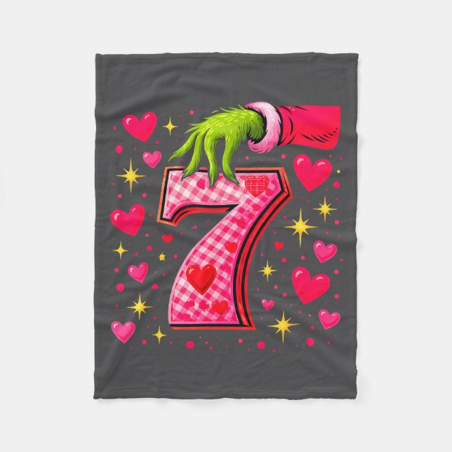 Funny 67 Valentine Meme Couple Matching Love  Fleecedecke (Vorderseite)