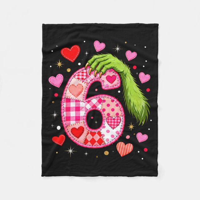 Funny 67 Valentine Meme Couple Matching Love  Fleecedecke (Vorderseite)