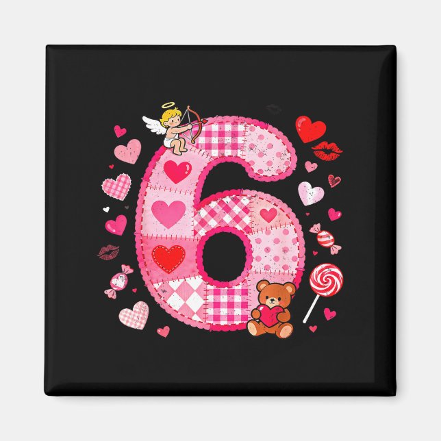 Funny 67 Valentine Meme Couple Matching Love  Magnet (Vorne)