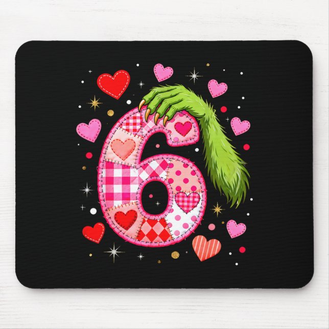 Funny 67 Valentine Meme Couple Matching Love  Mousepad (Vorne)