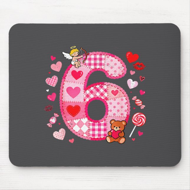 Funny 67 Valentine Meme Couple Matching Love  Mousepad (Vorne)