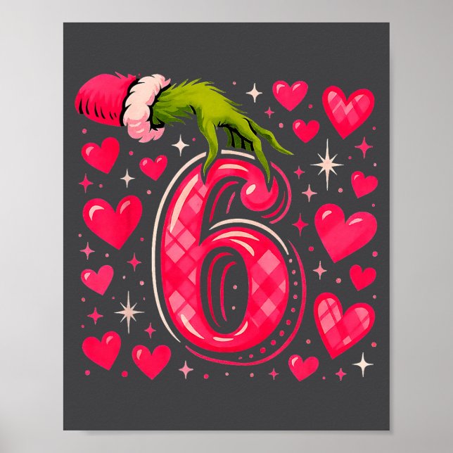 Funny 67 Valentine Meme Couple Matching Love  Poster (Vorne)