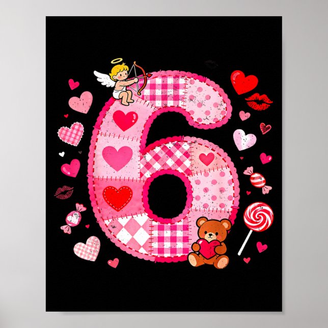 Funny 67 Valentine Meme Couple Matching Love  Poster (Vorne)