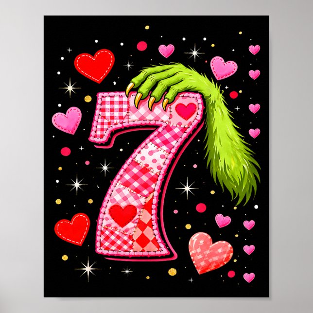 Funny 67 Valentine Meme Couple Matching Love  Poster (Vorne)