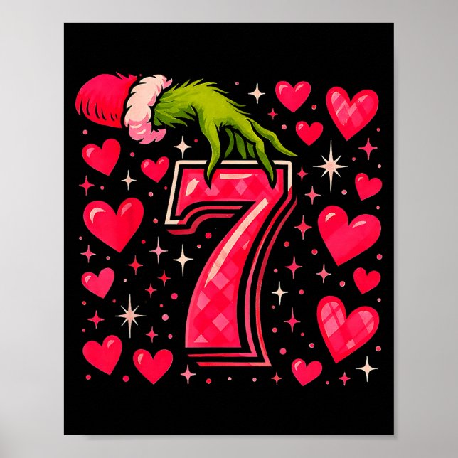 Funny 67 Valentine Meme Couple Matching Love  Poster (Vorne)