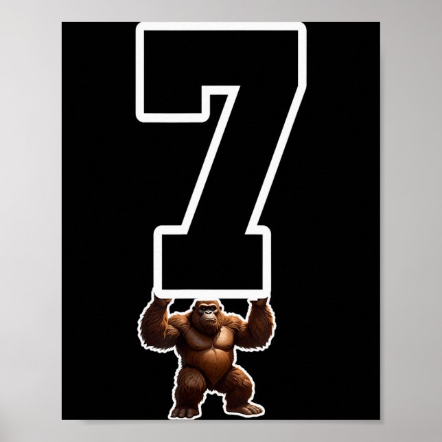 Funny 6 7 Matching Teachers Halloween Costume Gori Poster (Vorne)