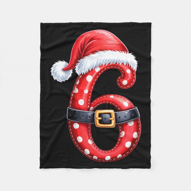 Funny 6 7 Six Seven Meme Couple Matching Christmas Fleecedecke (Vorderseite)