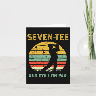 Funny 70. Geburtstag Golf Pun Golfing 70 Jahre alt Karte