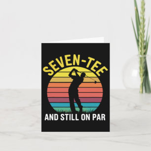 Funny 70. Geburtstag Golf Pun Golfing 70 Jahre alt Karte