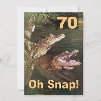 Funny 70. Geburtstagsparty Einladungen