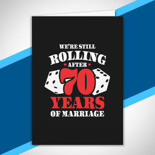 Funny 70 Jahre Paare Verheiratet 70 Jahre Karte