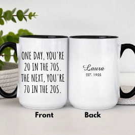 Funny 70th Birthday Celebration Mug Gift Tasse