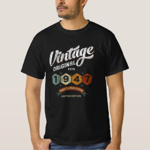 Funny 78 Year Old 1947 Vintag 78. Geburtstagsgesch T-Shirt