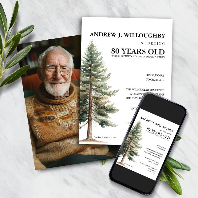 Funny 80. Geburtstag Einladung (Von Creator hochgeladen)