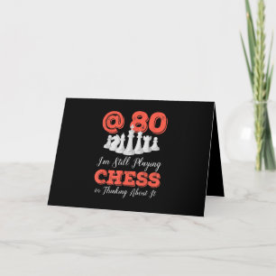 Funny 80. Geburtstagsgeschenk - 80 Jahre alte Scha Feiertagskarte